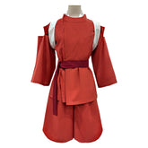 Spirited Away Chihiro Ogino Work Kimono Anime Cosplay Costume Outfit - Halloweez